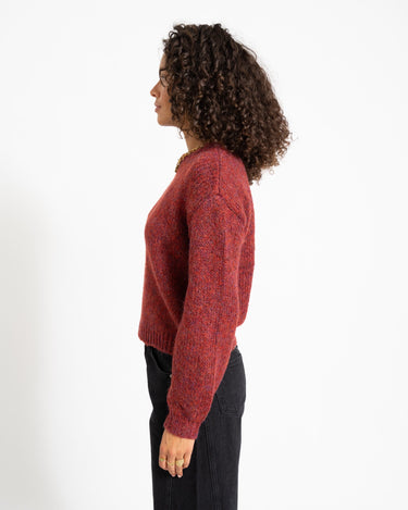 Beany O-Neck Knit Rhubarb - Things I Like Things I Love