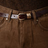 Belt California Leather Brown - Things I Like Things I Love