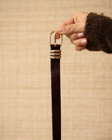 Belt California Leather Brown - Things I Like Things I Love