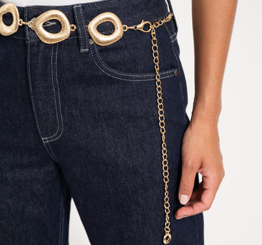 Belt Chain Oval Gold - Things I Like Things I Love