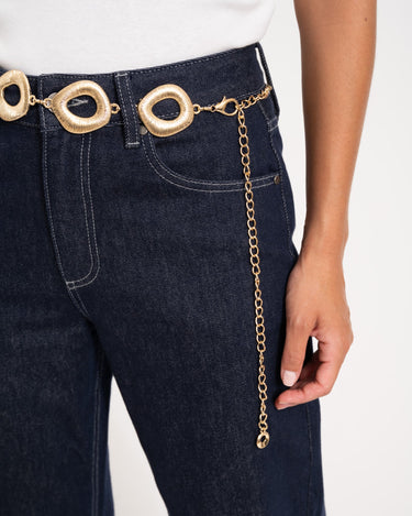 Belt Chain Oval Gold - Things I Like Things I Love