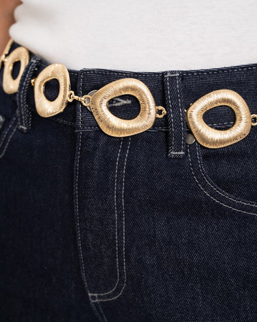 Belt Chain Oval Gold - Things I Like Things I Love
