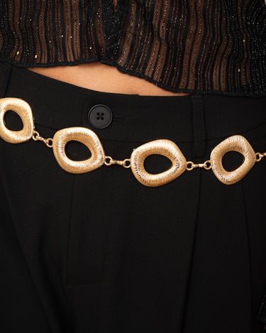 Belt Chain Oval Gold - Things I Like Things I Love