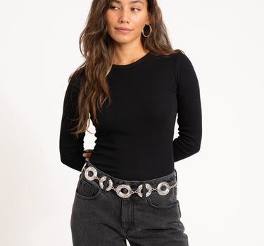 Belt Chain Oval Silver - Things I Like Things I Love