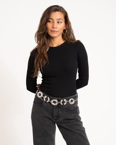 Belt Chain Oval Silver - Things I Like Things I Love