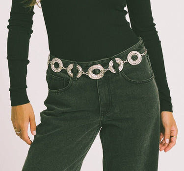 Belt Chain Oval Silver - Things I Like Things I Love