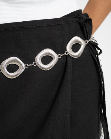 Belt Chain Oval Silver - Things I Like Things I Love