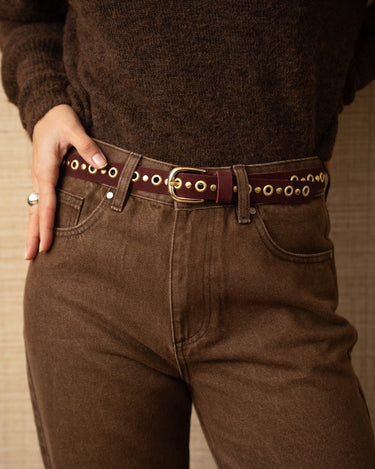 Belt Florida Suede Red - Things I Like Things I Love