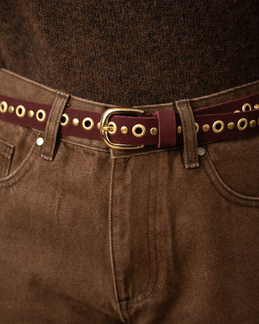 Belt Florida Suede Red - Things I Like Things I Love