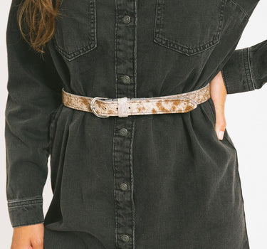 Belt Grey Cow Grey - Things I Like Things I Love