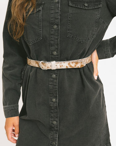 Belt Grey Cow Grey - Things I Like Things I Love