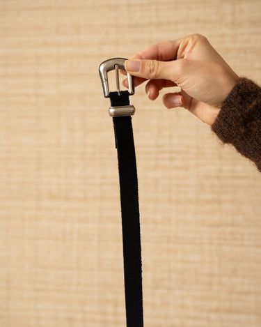 Belt Kansas Suede Black - Things I Like Things I Love