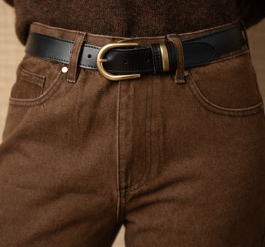 Belt Vermont Leather Black - Things I Like Things I Love