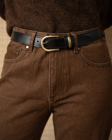 Belt Vermont Leather Black - Things I Like Things I Love