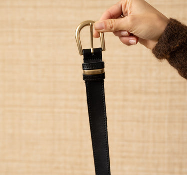 Belt Vermont Leather Black - Things I Like Things I Love