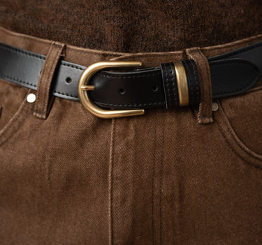 Belt Vermont Leather Black - Things I Like Things I Love