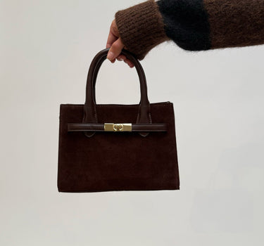 Belted Handbag Brown - Things I Like Things I Love