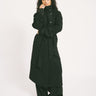 Belted Wool Blend Coat Black - Things I Like Things I Love