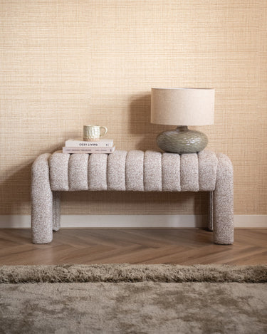 Bench Frex Bouclé Beige - Things I Like Things I Love