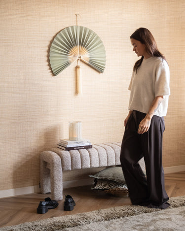 Bench Frex Bouclé Beige - Things I Like Things I Love