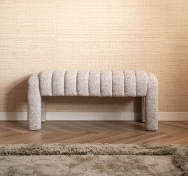 Bench Frex Bouclé Beige - Things I Like Things I Love
