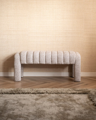 Bench Frex Bouclé Beige - Things I Like Things I Love