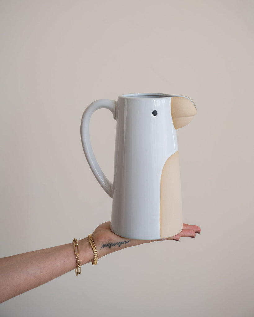 Bird Jug/Vase White - Things I Like Things I Love