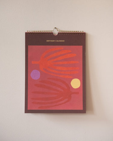 Birthday Calendar Arty - Things I Like Things I Love