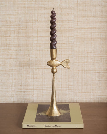 Bloomingville Candle Holder Fish Brass - Things I Like Things I Love