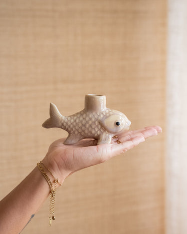 Bloomingville - Candle Holder Fish - Things I Like Things I Love