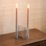Bloomingville - Candle Holder Wavela Silver - Things I Like Things I Love