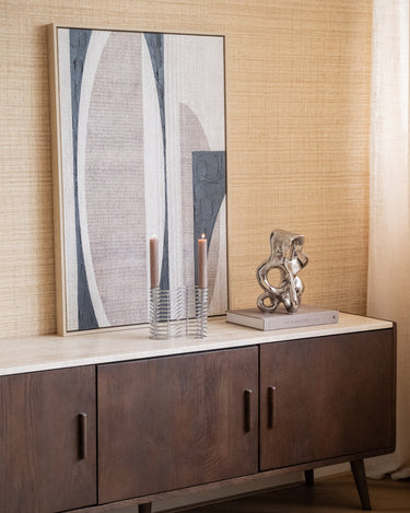 Bloomingville - Candle Holder Wavela Silver - Things I Like Things I Love