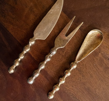 Bloomingville - Cheese Utensil Haolin Brass - Things I Like Things I Love