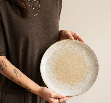 Bloomingville - Dinner Plate Paula Beige - Things I Like Things I Love