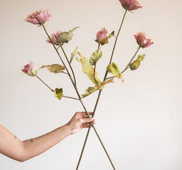 Bloomingville Faux Flower Chrysantemum Pink - Things I Like Things I Love