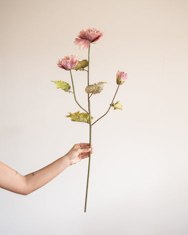 Bloomingville Faux Flower Chrysantemum Pink - Things I Like Things I Love