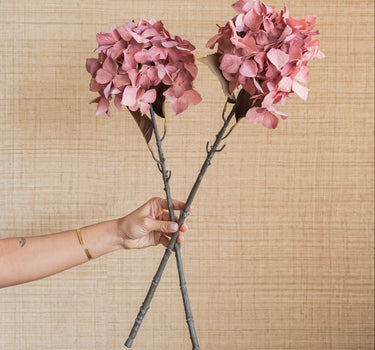Bloomingville Faux Flower Hydrangea Pink - Things I Like Things I Love