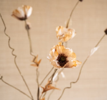 Bloomingville - Faux Flower Poppy Stem - Things I Like Things I Love