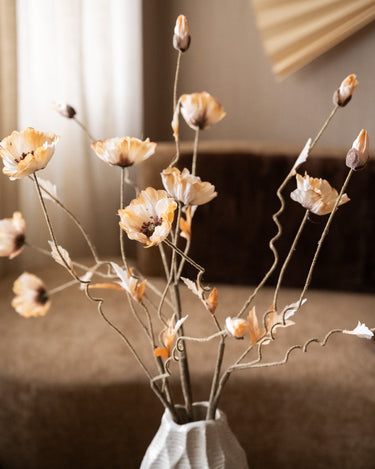 Bloomingville - Faux Flower Poppy Stem - Things I Like Things I Love