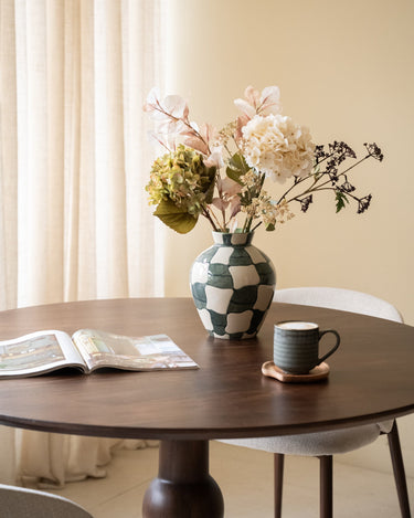 Bloomingville - Hand Painted Deco Vase Checker - Things I Like Things I Love