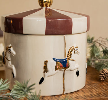 Bloomingville - Hand - Painted Jar Merry - go - round - Things I Like Things I Love