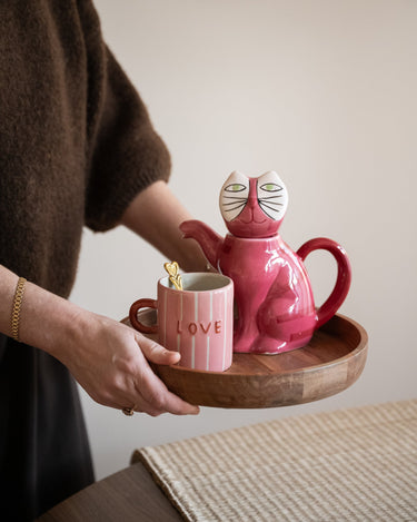 Bloomingville - Hand - painted Mug Cherish Mom - Things I Like Things I Love