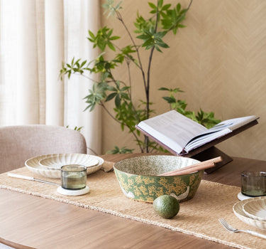Bloomingville Hand - painted Salad Bowl Hezha - Things I Like Things I Love