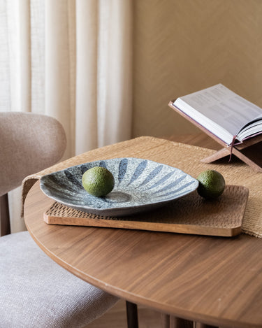 Bloomingville Hand - painted Serving Plate Ramie - Things I Like Things I Love