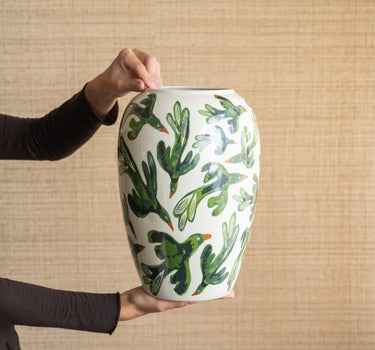 Bloomingville Handgeschilderde Deco Vaas Birdliva - Things I Like Things I Love