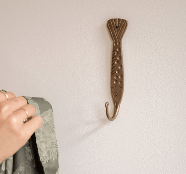 Bloomingville Hook Chalix Fish Brass - Things I Like Things I Love