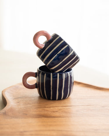 Bloomingville - Mug Nini Blue And Pink - Things I Like Things I Love