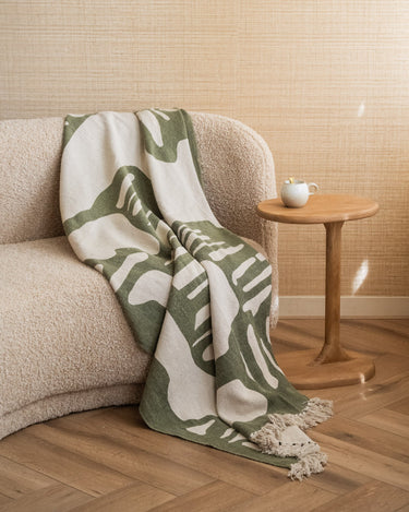 Bloomingville - Plaid aus recycelter Baumwolle Dalmine