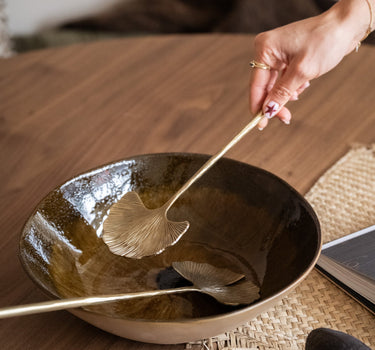 Bloomingville - Salad Servers Lyas Brass - Things I Like Things I Love