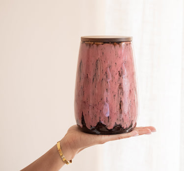 Bloomingville Storage Jar Rayen Pink - Things I Like Things I Love
